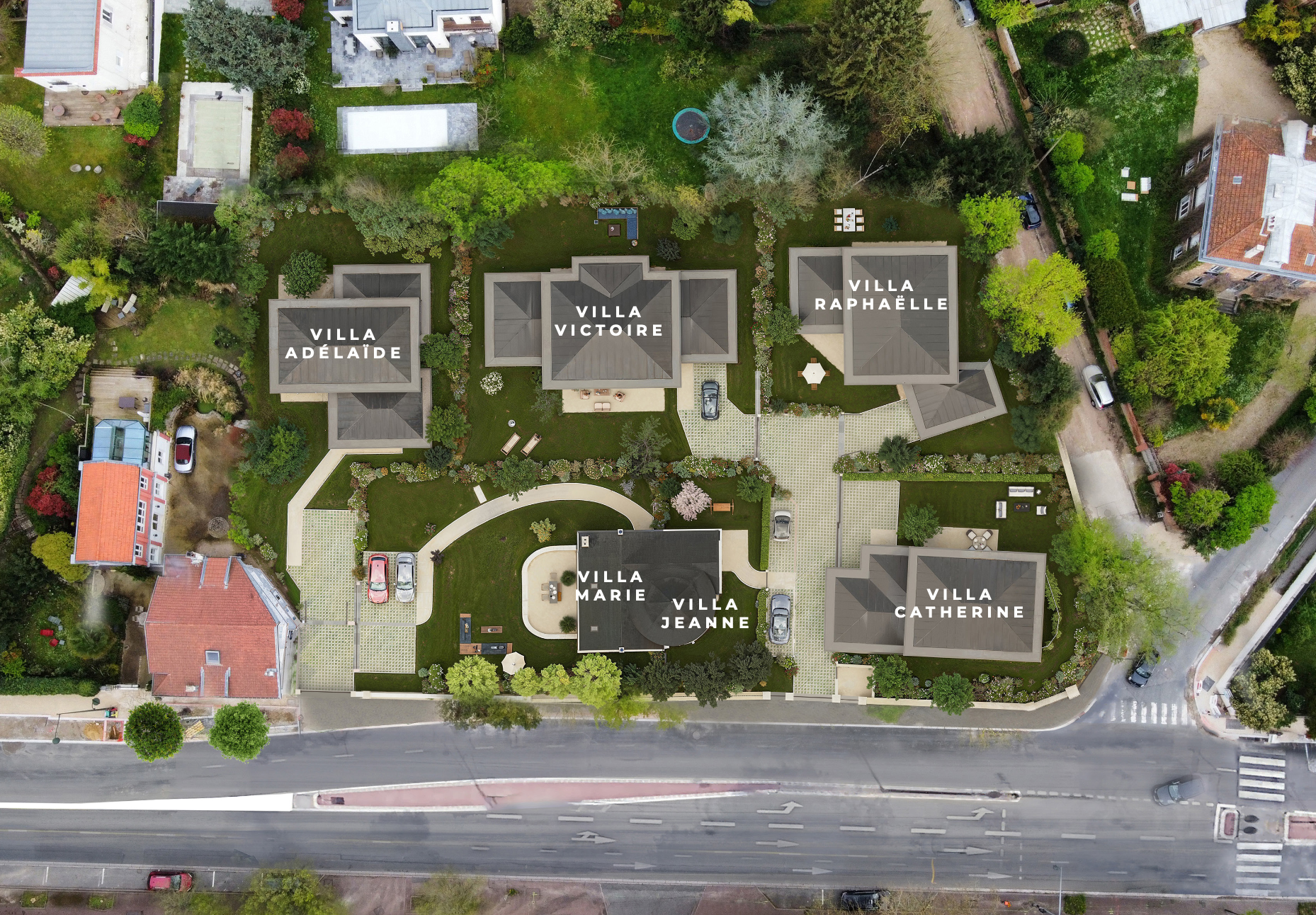 Villas parfaitement intégrées